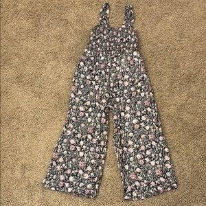 LOFT Floral Print Jumpsuit
